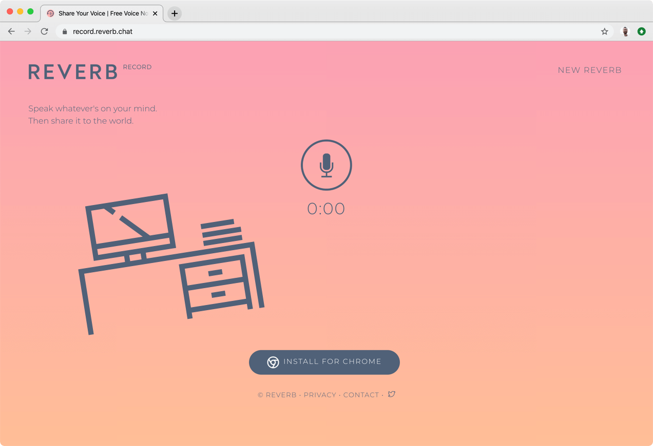 Chat Back Records Asynchronous Voice Chat | Use Now | Reverb Record