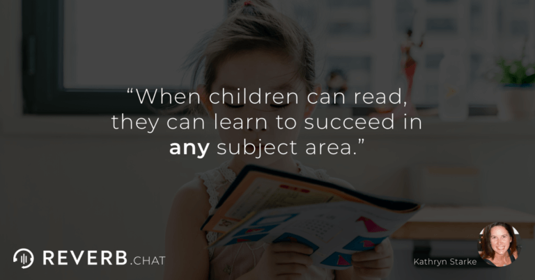 When children can read, they can learn to succeed in any subject area.
